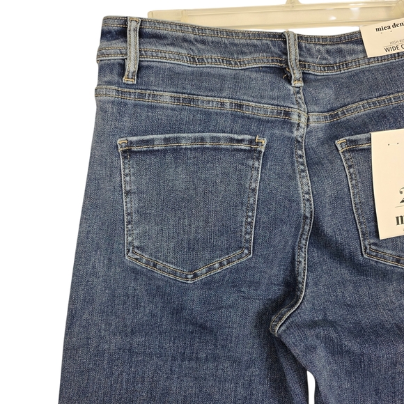 NWT Mica Jeans - High Rise Wide Leg Blue Denim Womens Jeans - Picture 15 of 16
